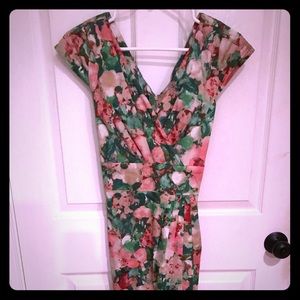 Floral spring dress